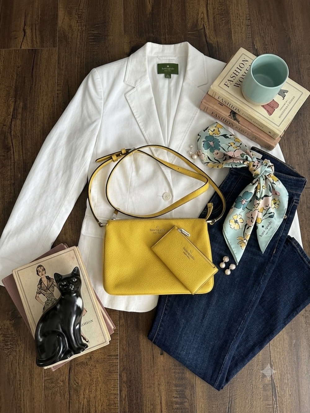 Kate Spade Leila Leather Crossbody with Matching Wallet Set